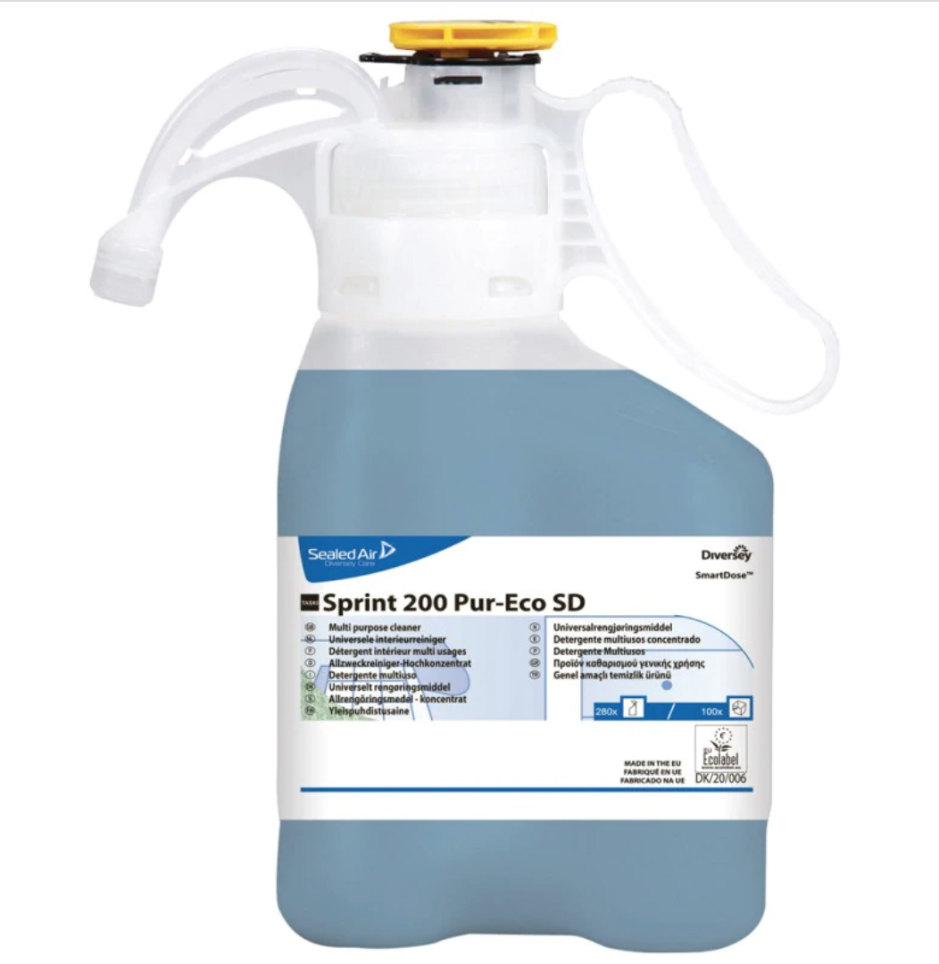 Detergent sticla si suprafete lavabile TASKI Sprint 200 Pur-Eco SmartDose  Diversey  1.4L